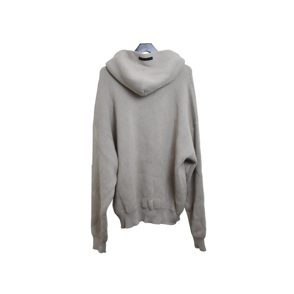 Fear Of God Essentials Knit Pullover Hoodie Stone - NOBLEMARS