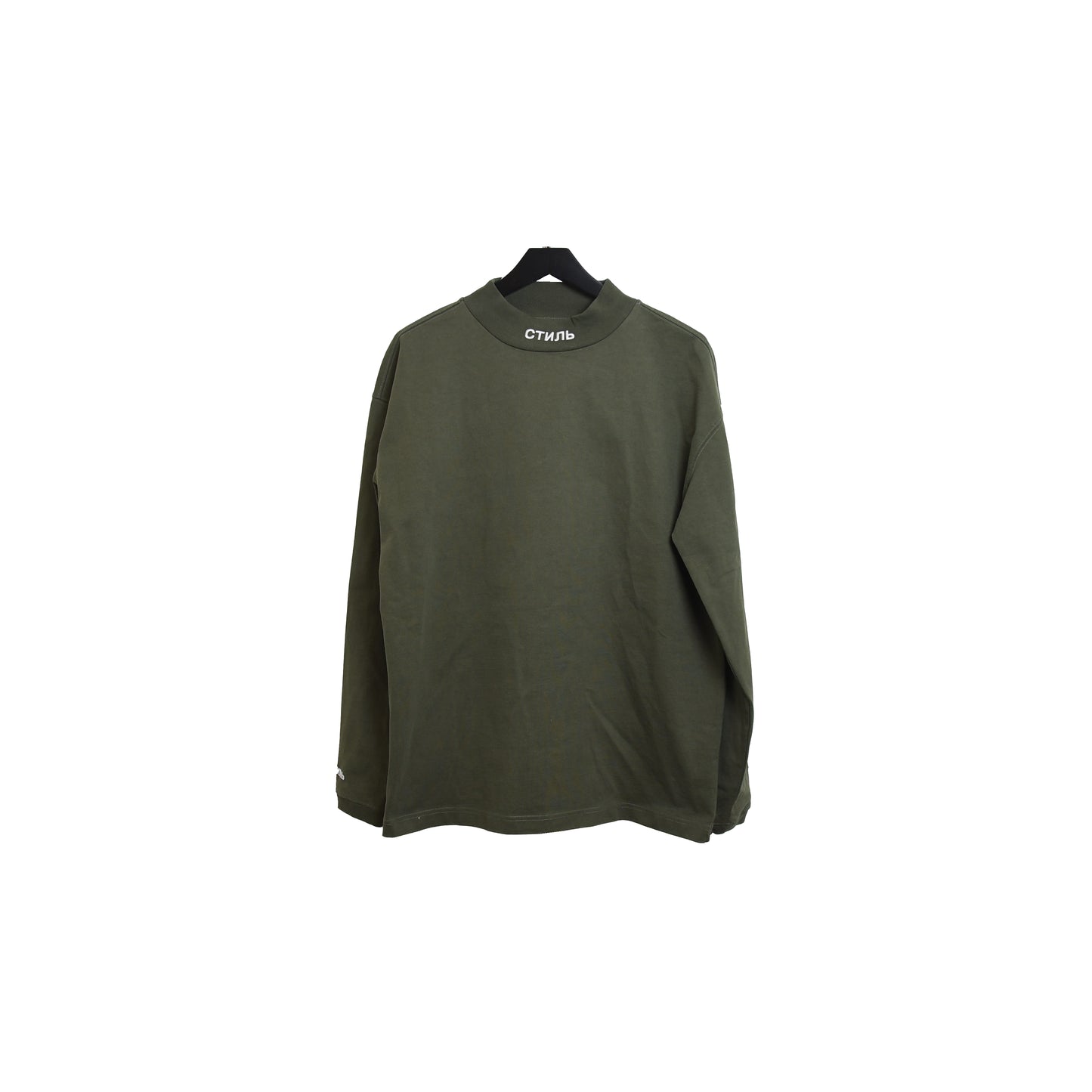 Heron Preston LS Turtleneck CTNMB Dark Olive - NOBLEMARS