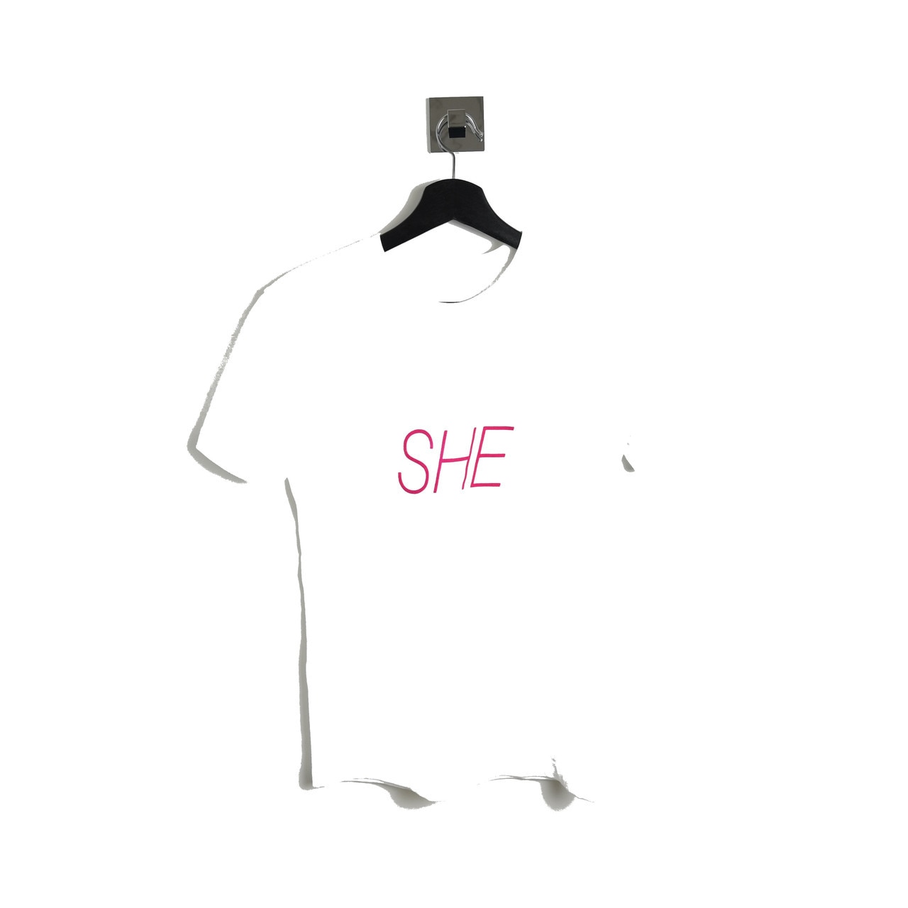 Paco Rabanne Pink She Font Slim Fit Tee White - NOBLEMARS