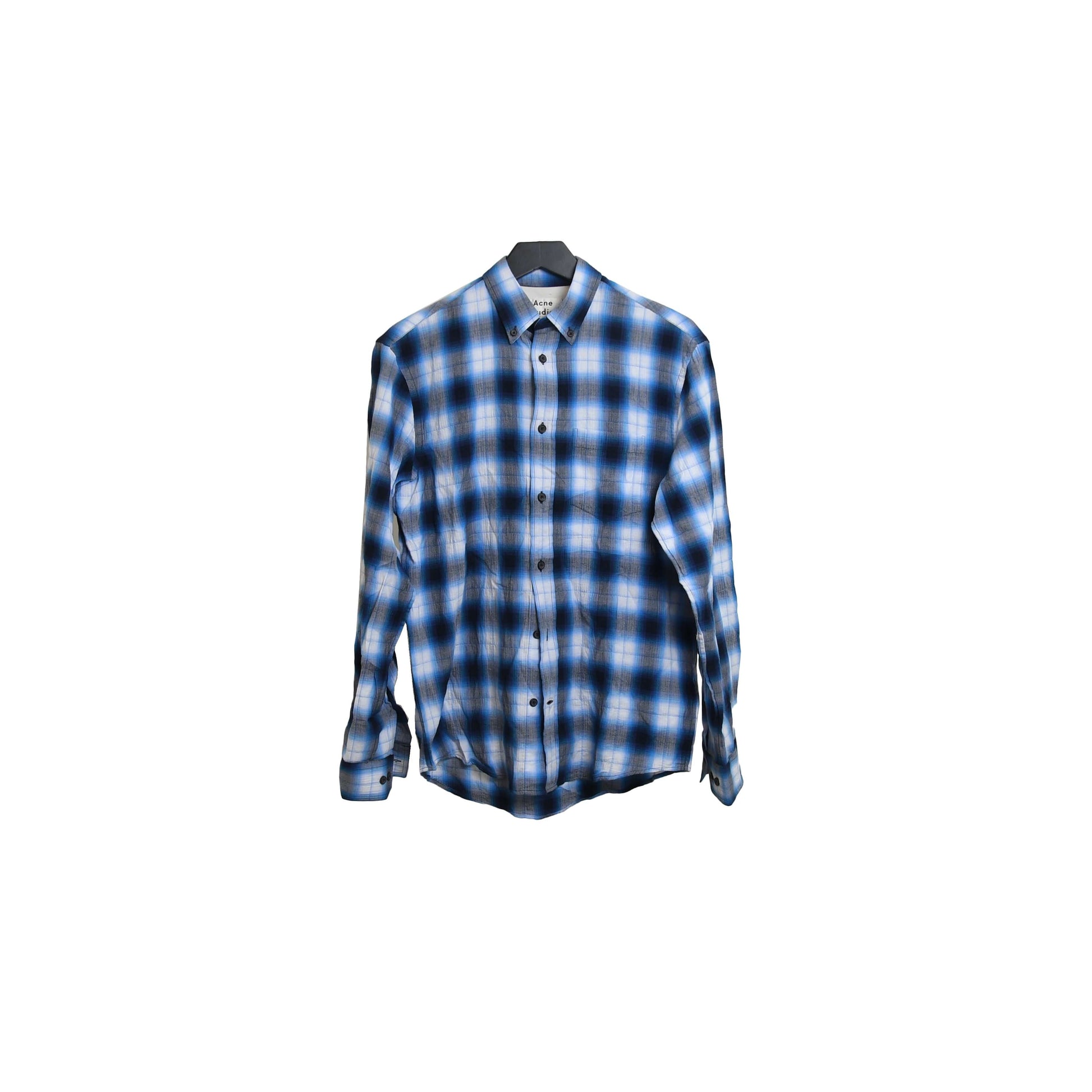 Acne Studios Sarkis Shado Shirt Blue White - NOBLEMARS