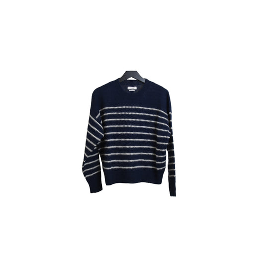 Isabel Marant Pu Gatlin Sweater Navy White - NOBLEMARS