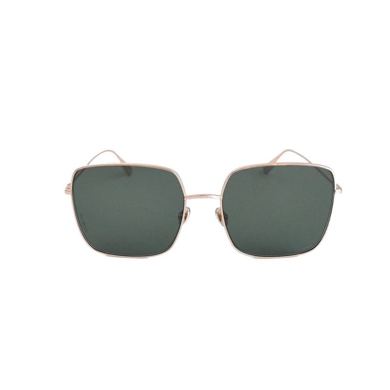 Dior Stellaire Square Metal Sunglasses Rose Gold/Green - NOBLEMARS