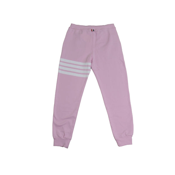Thom Browne Classic Sweatpants In Classic Loop Back W/Engineered 4 Bar Light Pink - NOBLEMARS