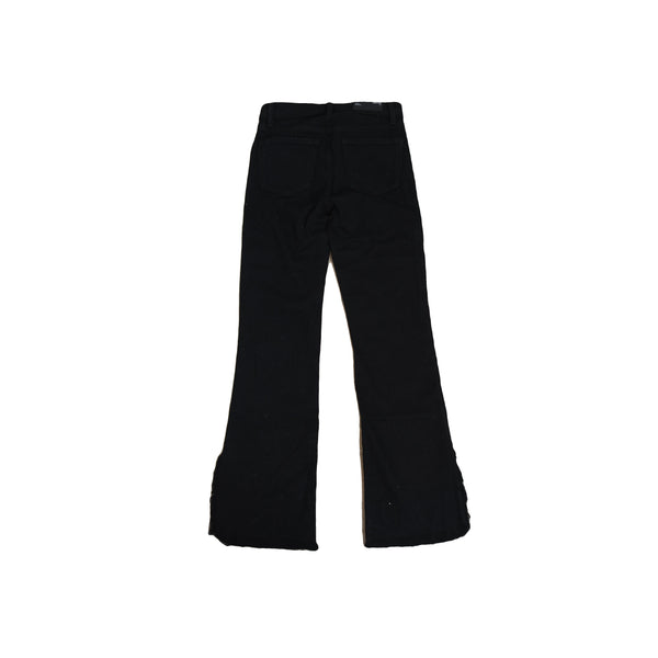 Jbrand Mid Rise Crop Flare Jeans Black - NOBLEMARS