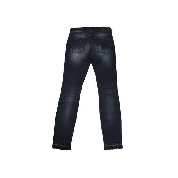 R13 Alison Skinny Strumb Jeans black - NOBLEMARS