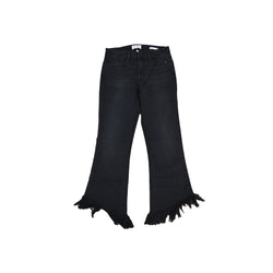 Frame Le Crop Mini Boot Jeans Black - NOBLEMARS