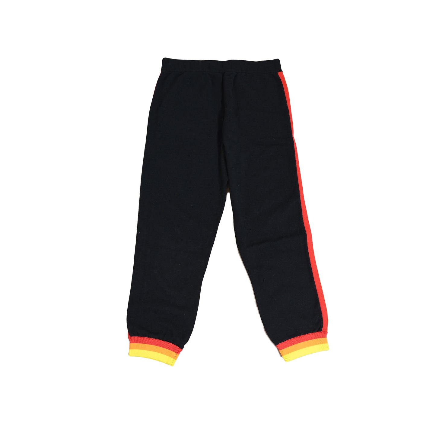 Opening Ceremony Orange Red Stripe Pants Black - NOBLEMARS