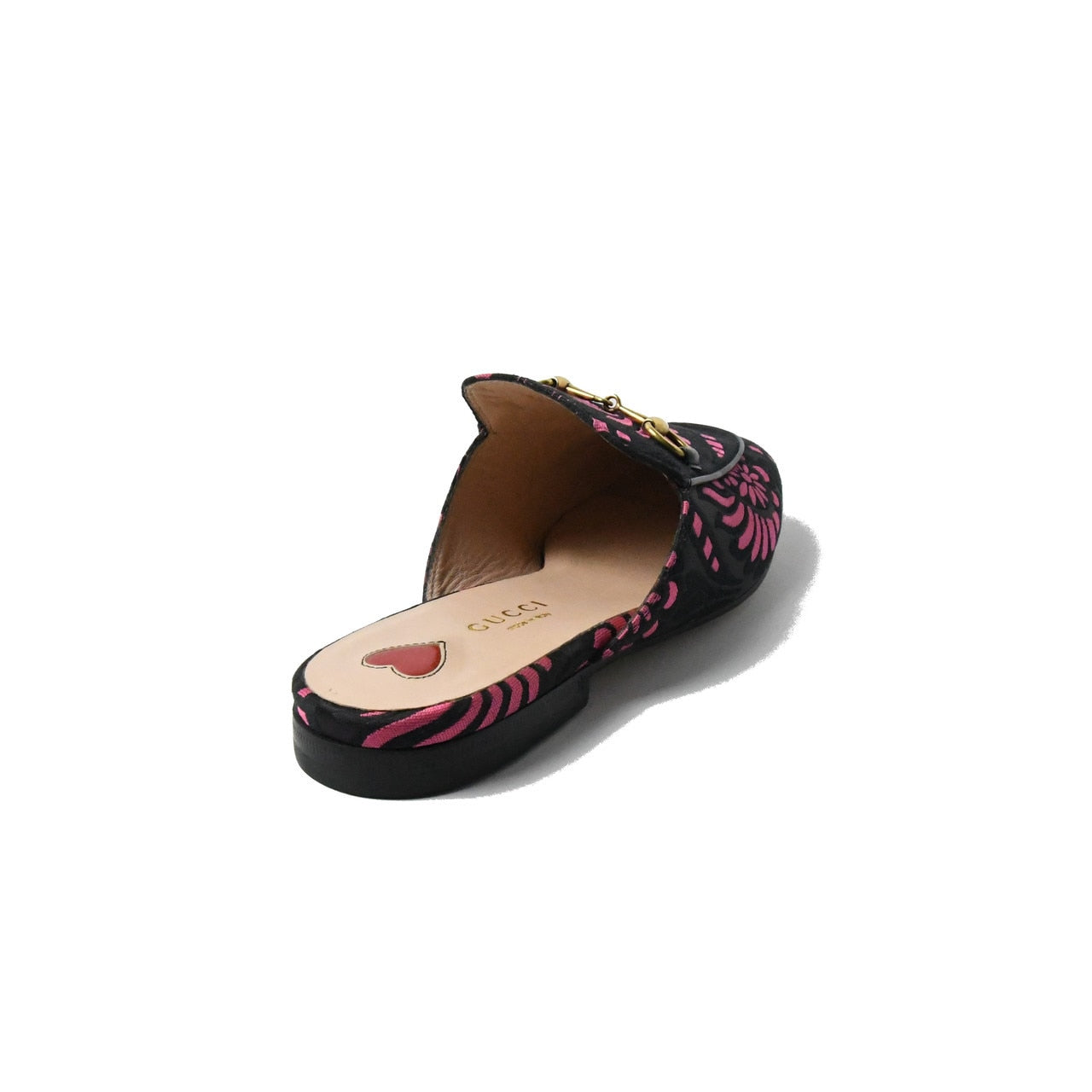 Gucci Fabric Slippers Pink Black - NOBLEMARS