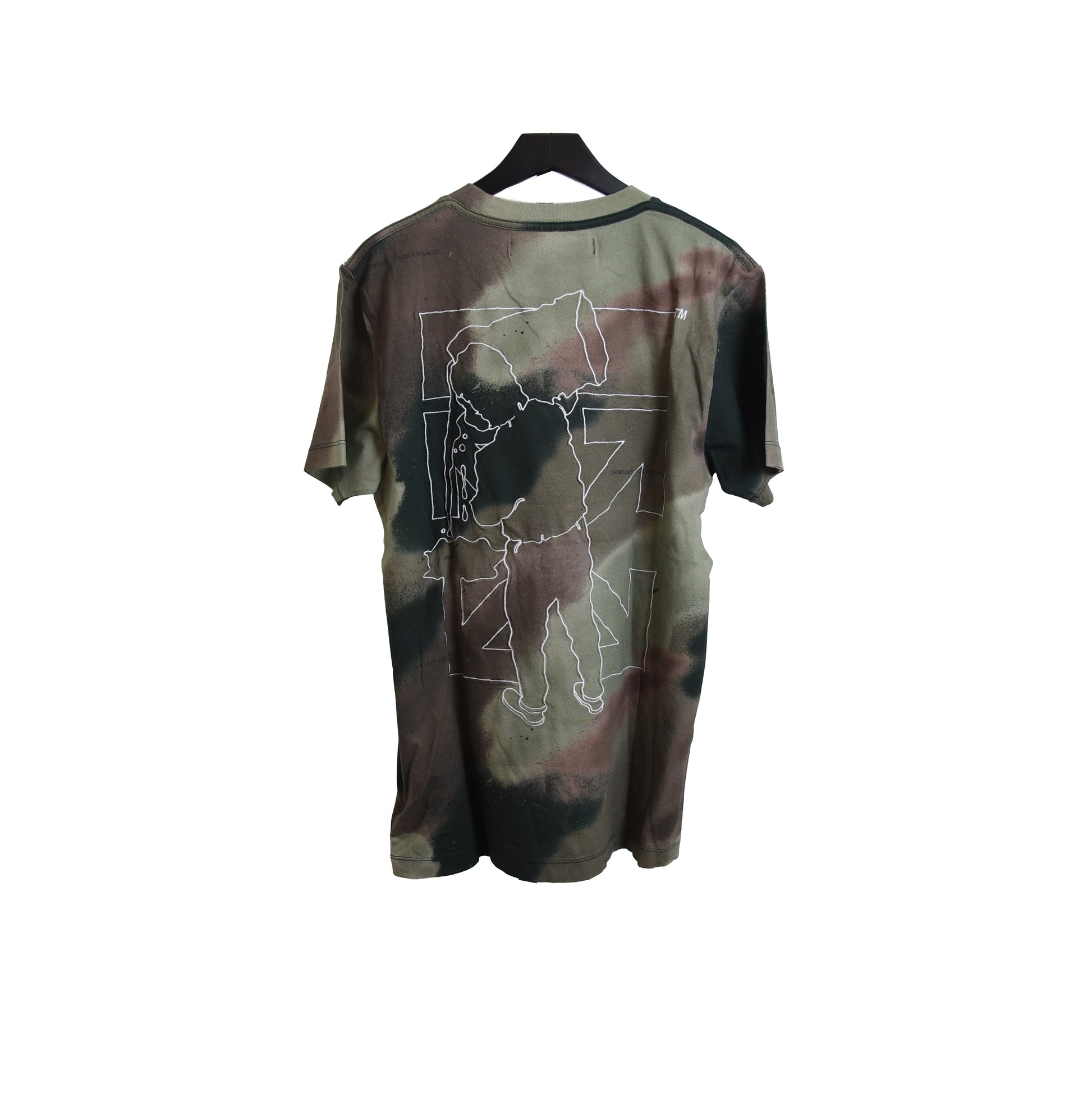 Off-White Camo Barrel Work S/S T-Shirt Camo - NOBLEMARS