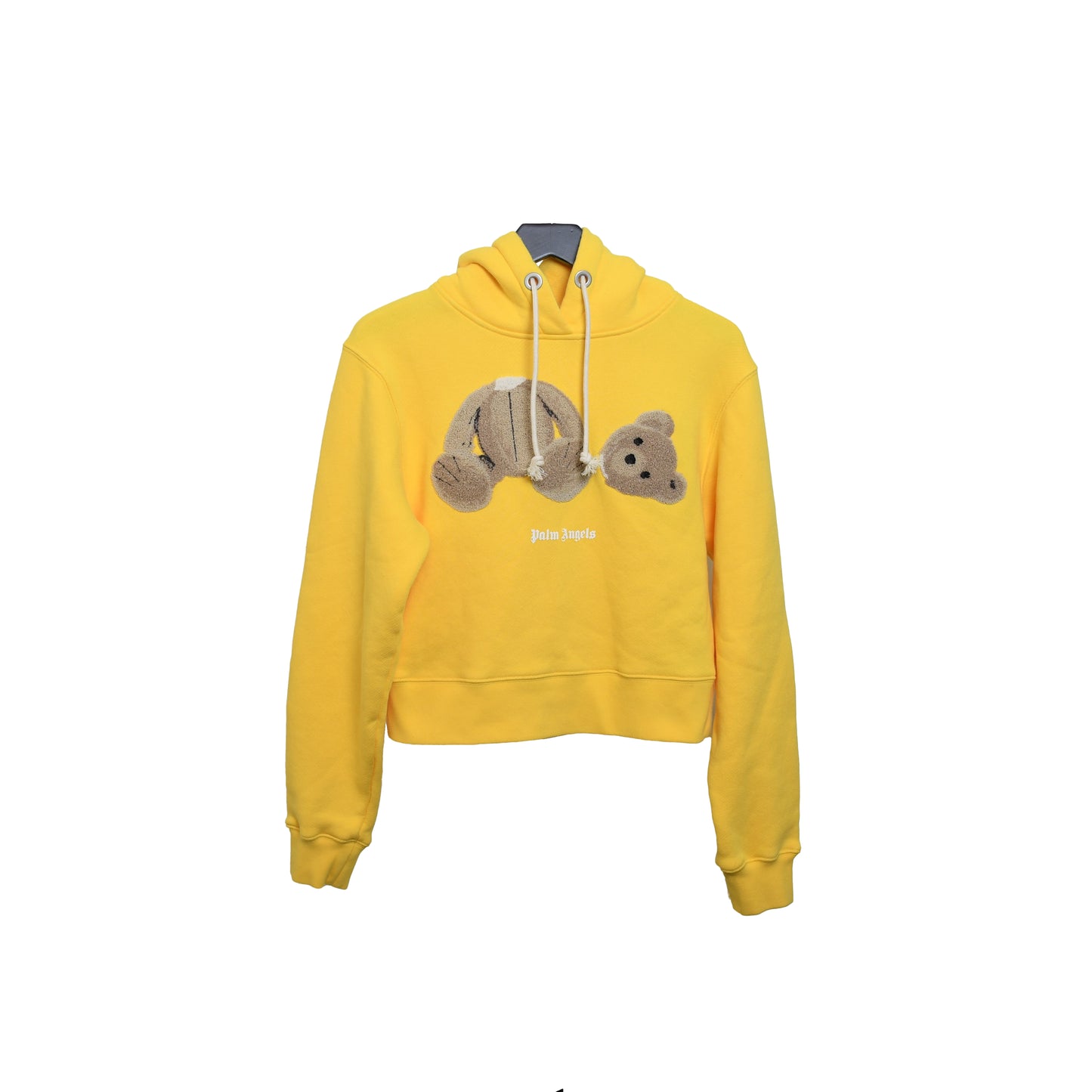 Palm Angels Bear Womens Hoodie Yellow - NOBLEMARS