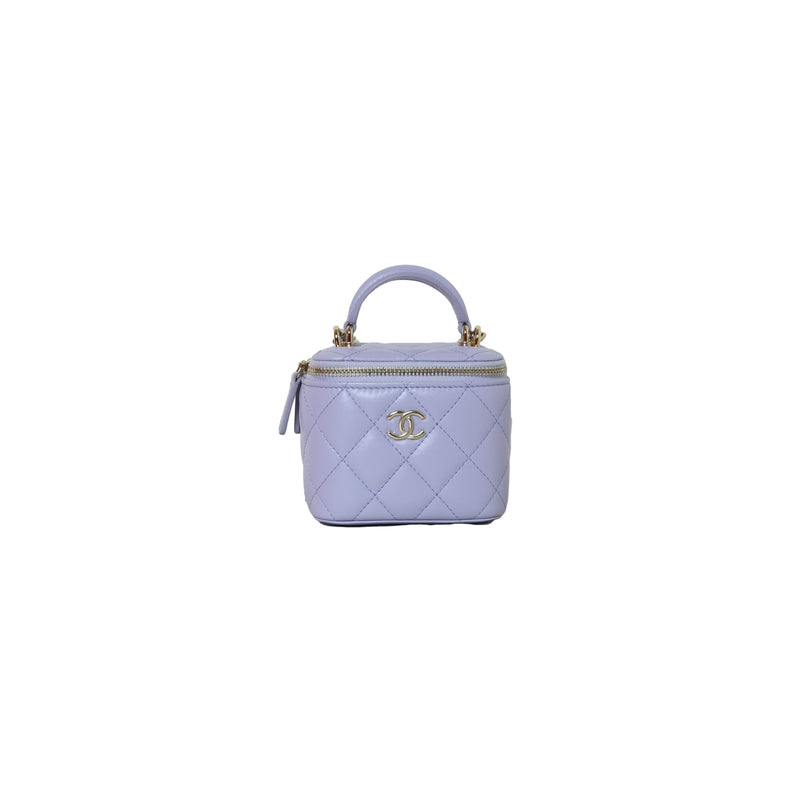 Chanel Small Vanity Bag Light Purple - NOBLEMARS