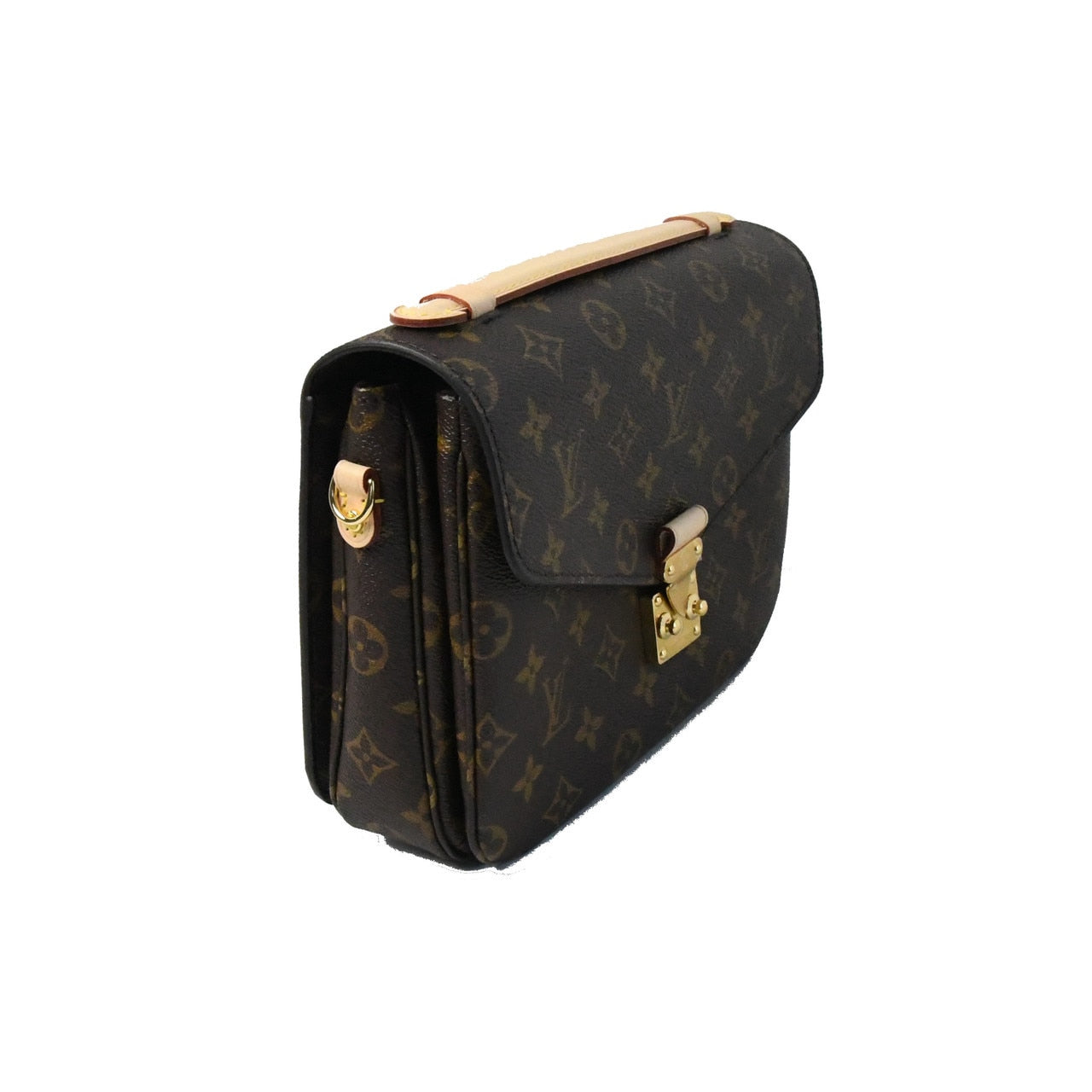 Louis Vuitton Classic Monogram Pochette Metis Bag Brown - NOBLEMARS