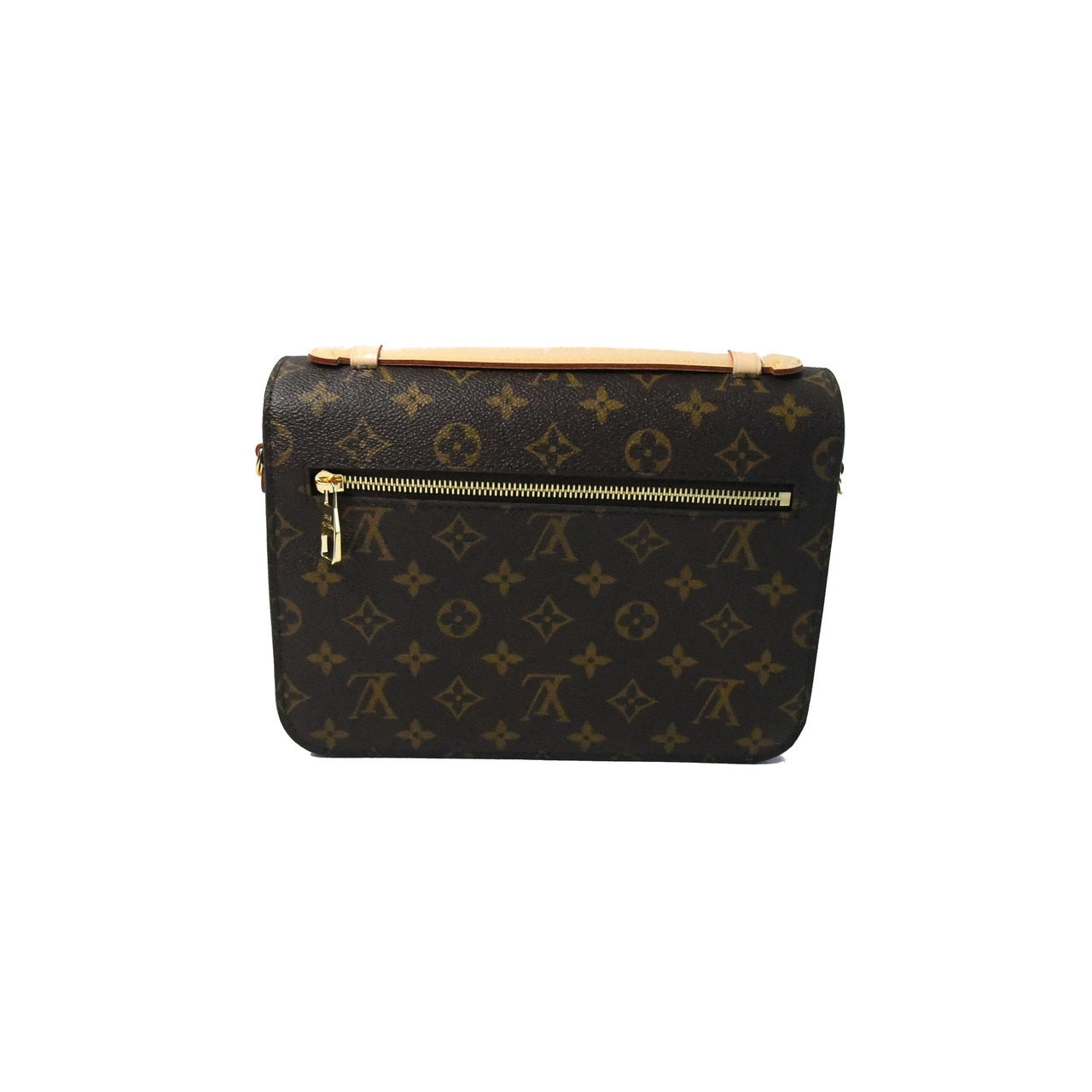 Louis Vuitton Classic Monogram Pochette Metis Bag Brown - NOBLEMARS