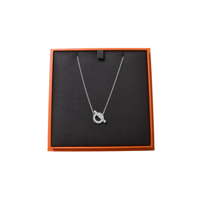 Hermes Farandole Necklace Diamond K18WG SH size | eLADY Globazone