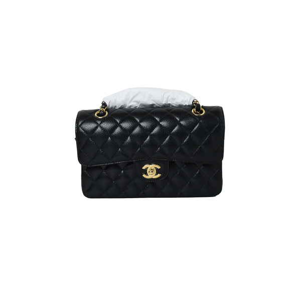 Chanel Small Classic Handbag Black - NOBLEMARS