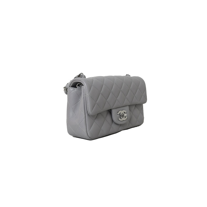 Chanel Lambskin Quilted Mini My Perfect Flap Bag White - NOBLEMARS