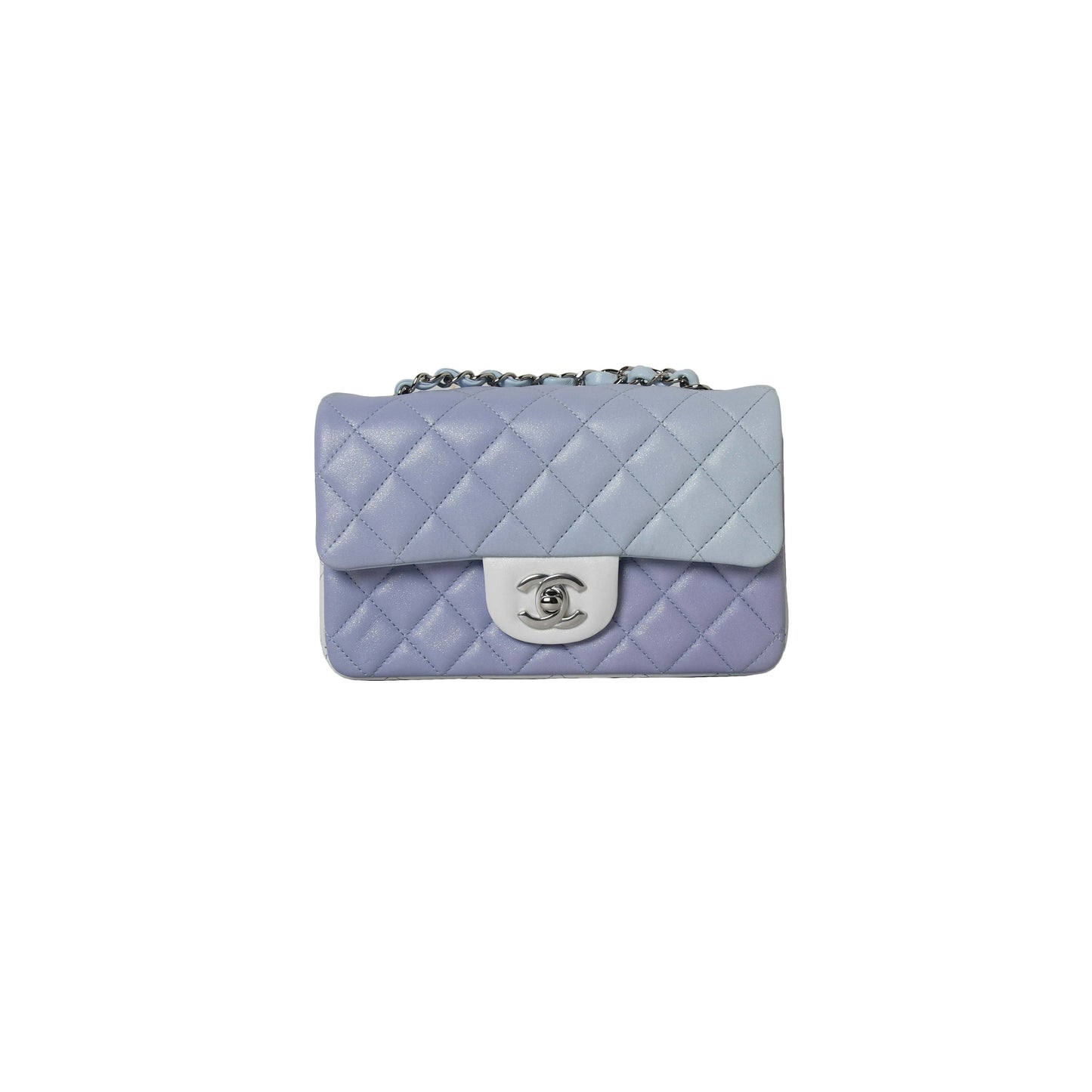 Chanel Mini Rectangular Light Fade Purple - NOBLEMARS