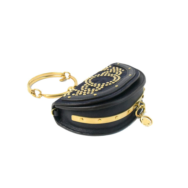 Chloe Mini Nile Special Edition Leather Suede Navy - NOBLEMARS
