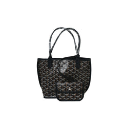 Goyard Mini Reversible Goyardine Anjou Bag Black - NOBLEMARS