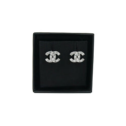 Chanel Earrings MW Crystal Grey - NOBLEMARS