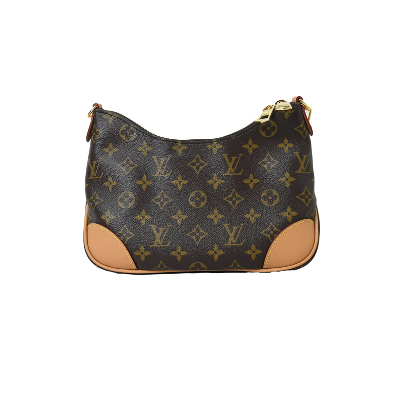 Louis Vuitton Boulogne Bag Brown Natural - NOBLEMARS