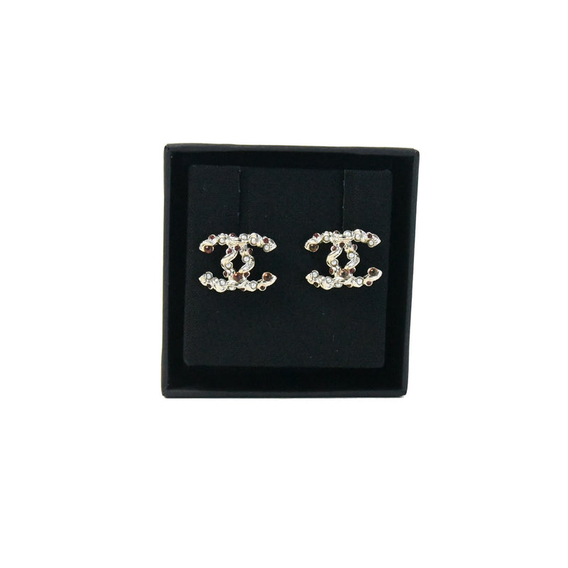 Chanel Vintage Style Earring Golden Pink - NOBLEMARS
