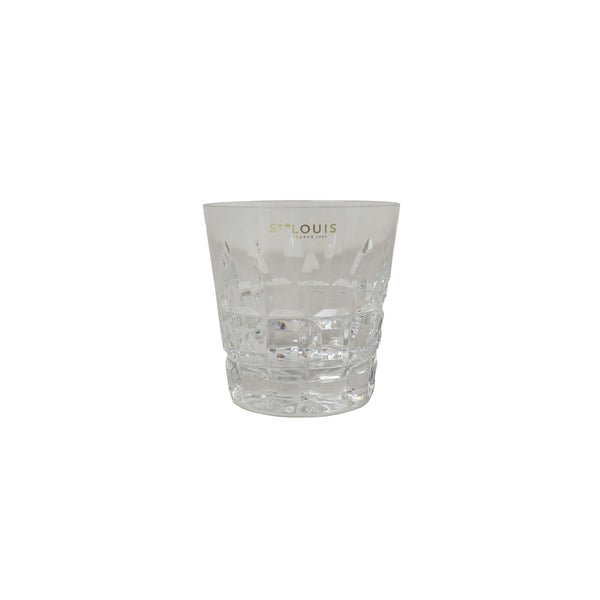 Hermes St Louis Old Fashioned Big Crystal Pattern Whiskey Glass - NOBLEMARS