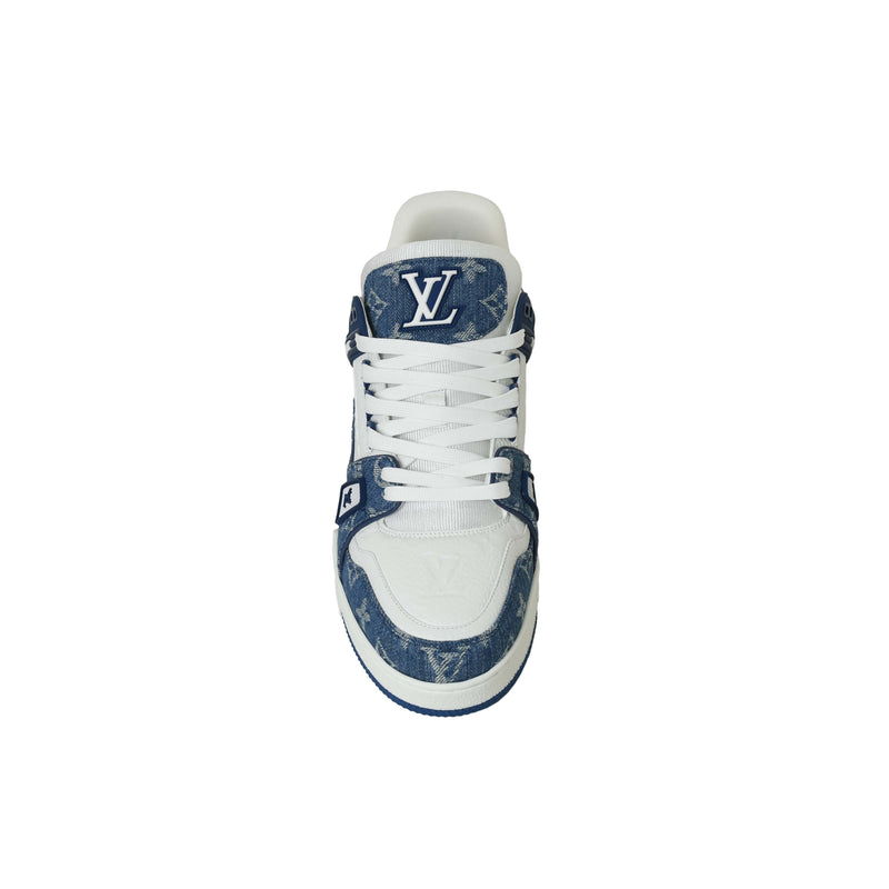 Louis Vuitton Trainer Monogram Denim Blue Sneaker 