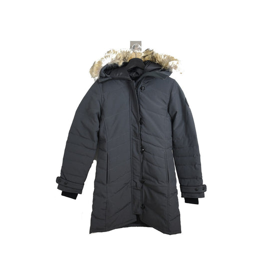 Canada Goose Ladies Lorette Parka Black Label Graphite - NOBLEMARS