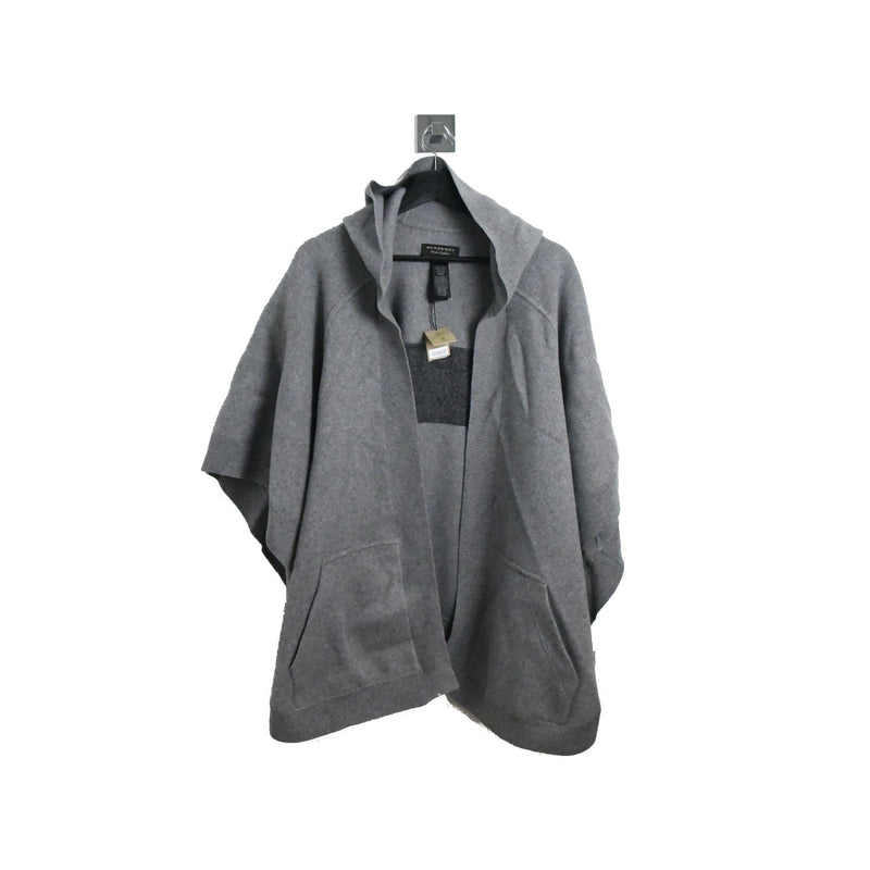 Burberry Wool Cashmere Poncho Grey - NOBLEMARS