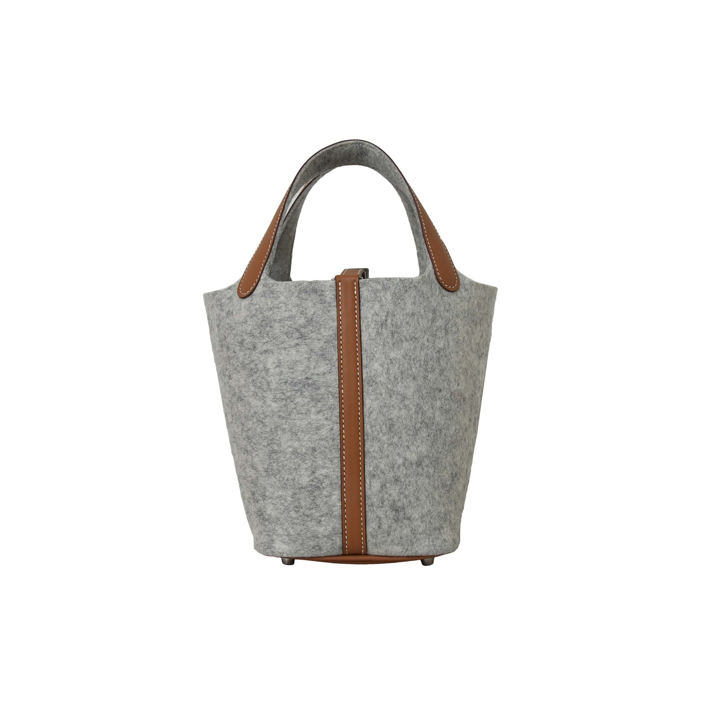 Hermes Picotin 18 Lock Bag Palladium Hardware Fleece Gris - NOBLEMARS