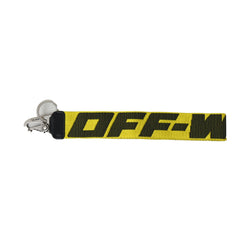 Off White Industrial Keychain Yellow - NOBLEMARS