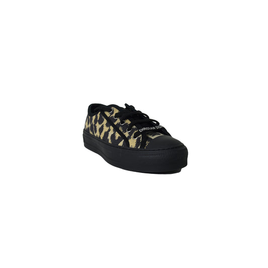 Dior D Leopard Cotto Walk N Dior Sneakers Natural - NOBLEMARS