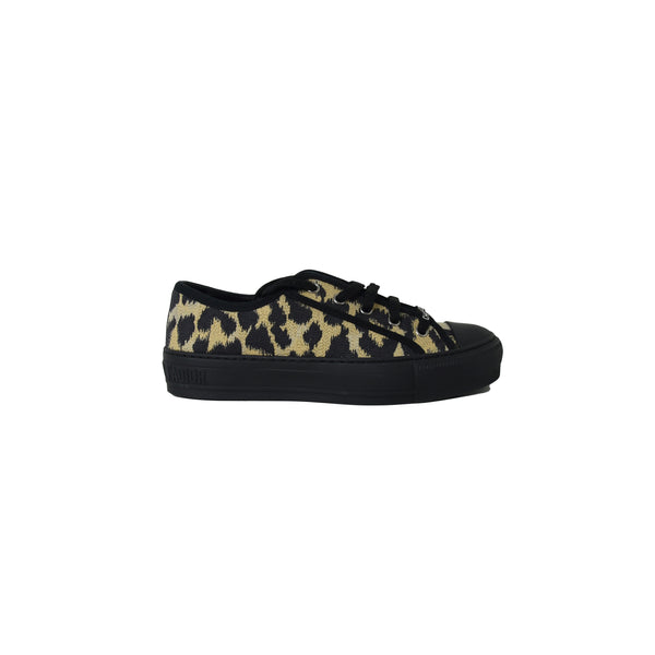 Dior D Leopard Cotto Walk N Dior Sneakers Natural - NOBLEMARS