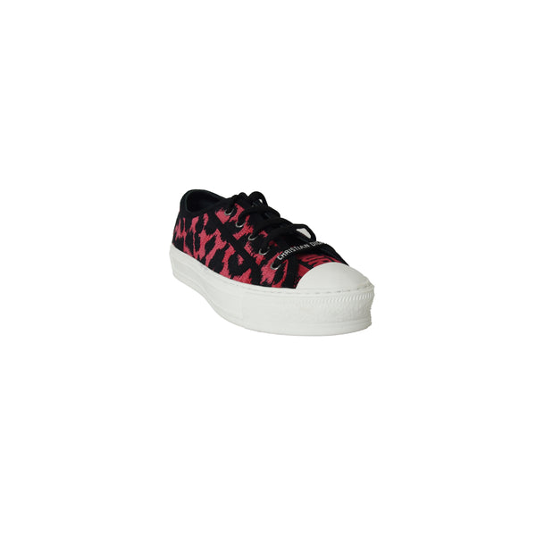 Dior Pop D Leopard Cotto Walk N Dior Sneakers Framboise - NOBLEMARS