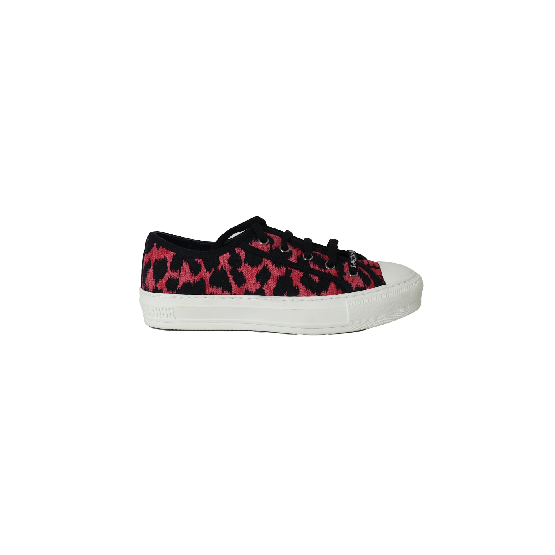 Dior Pop D Leopard Cotto Walk N Dior Sneakers Framboise - NOBLEMARS