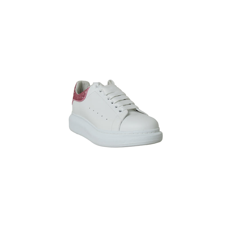 Alexander Mcqueen Larry Glitter Sneakers White Pink - NOBLEMARS