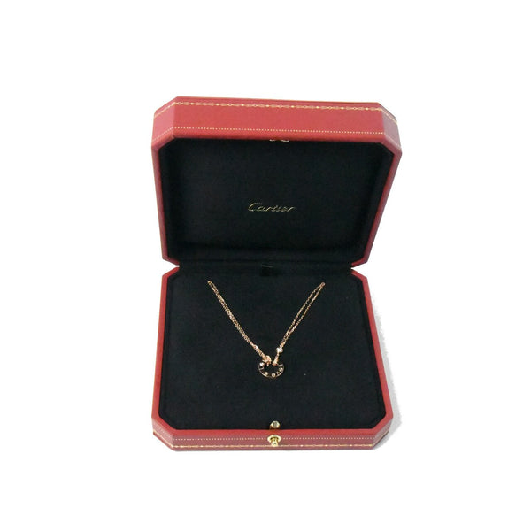 Cartier Love Necklace 2 Diamonds Pink Gold - NOBLEMARS