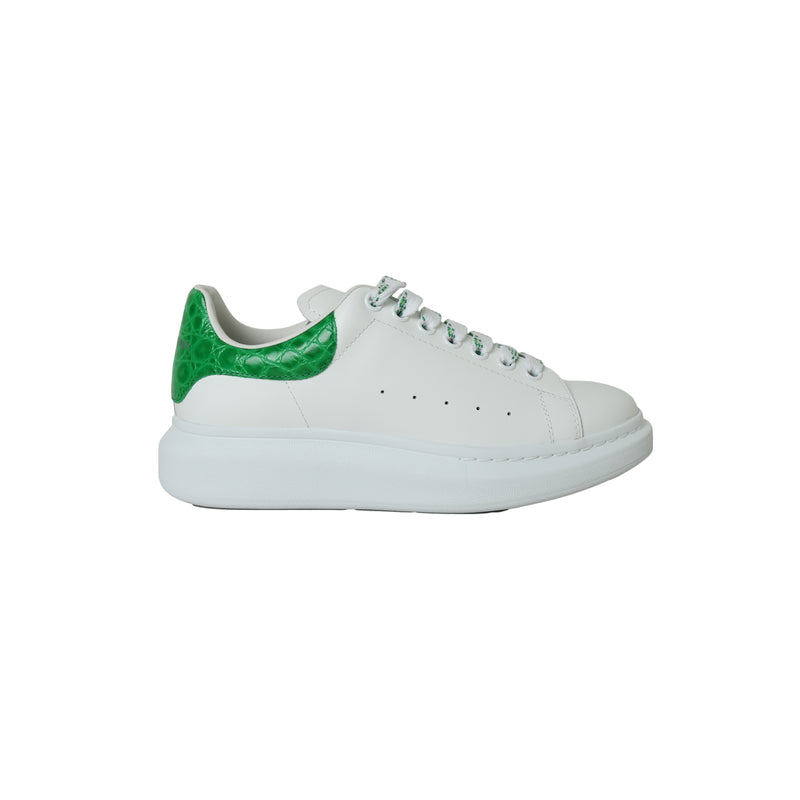Alexander Mcqueen Larry Sneakers White Chrome Green - NOBLEMARS
