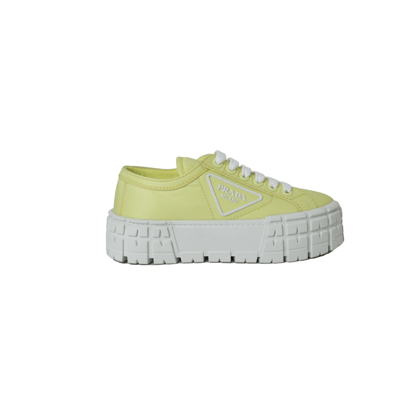 Prada Calzature Donna Nylon Gabardine 1 Narciso Yellow - NOBLEMARS