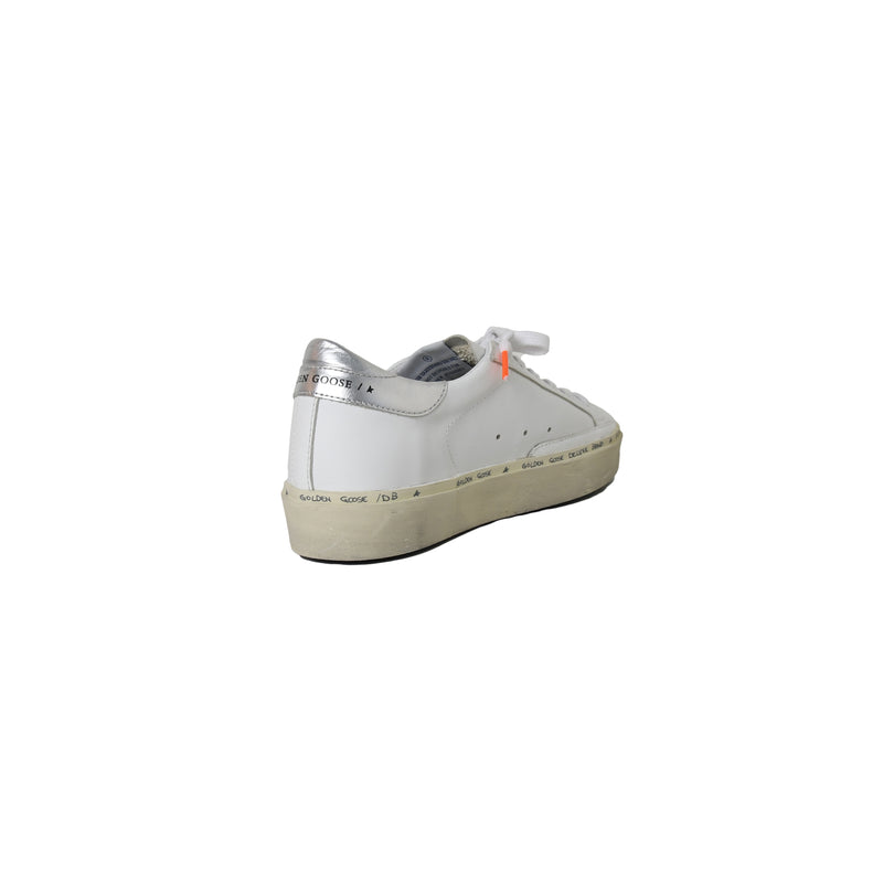 Golden Goose Hi Star Classic With List White Silver - NOBLEMARS