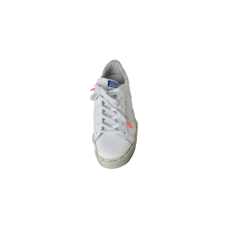 Golden Goose Hi Star Classic With List White Silver - NOBLEMARS