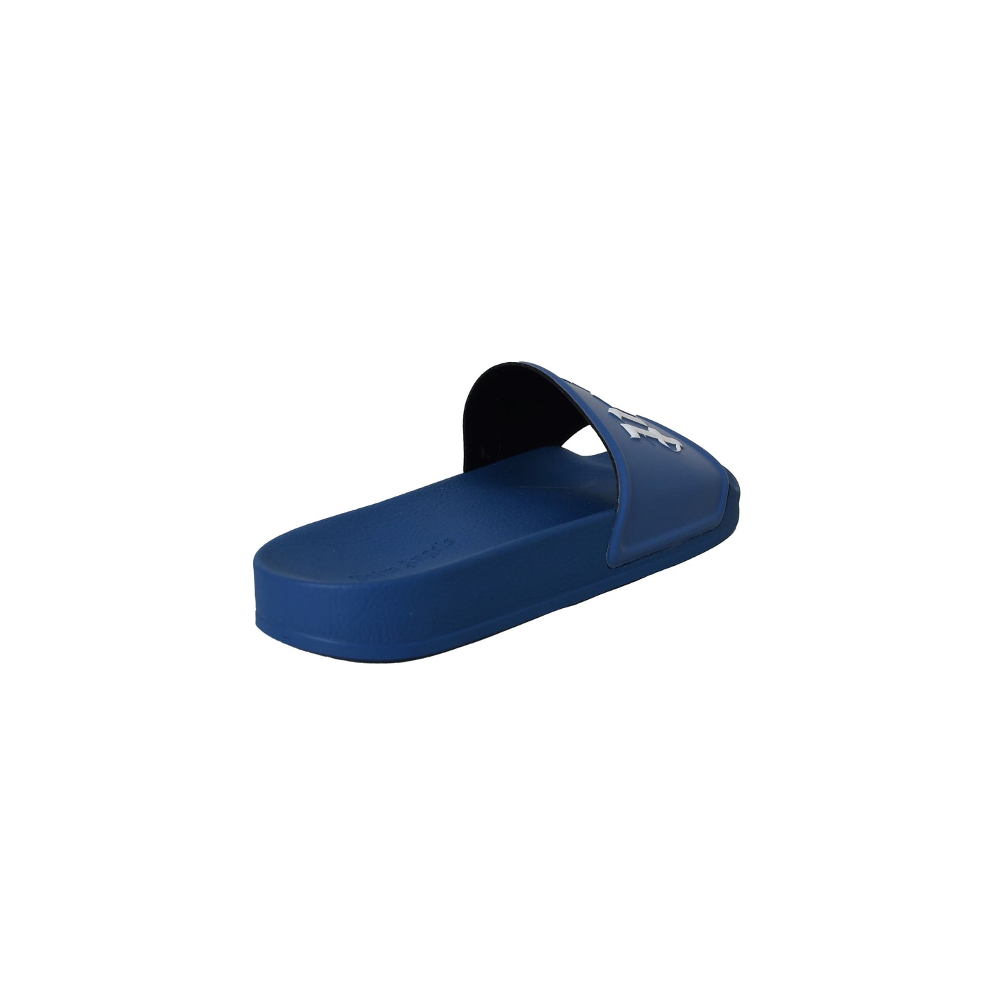 Palm Angels Logo Pool Rubber Slide Blue - NOBLEMARS