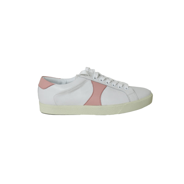 Celine Triomphe Leather Sneaker Off White Pink - NOBLEMARS