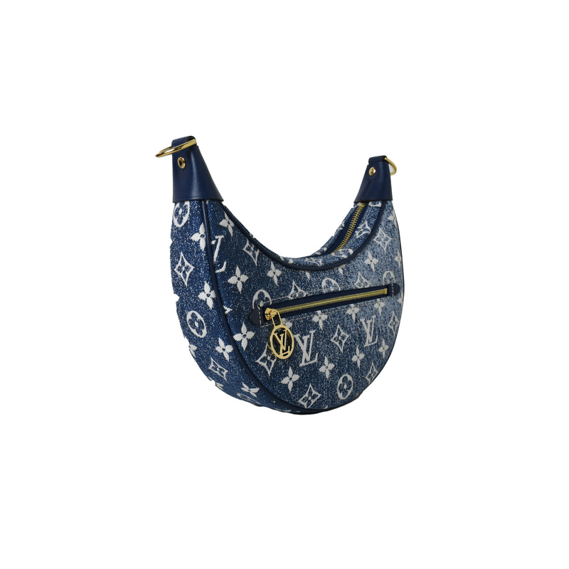 Louis Vuitton, Bags, Louis Vuitton Loop Blue Denim Monogram