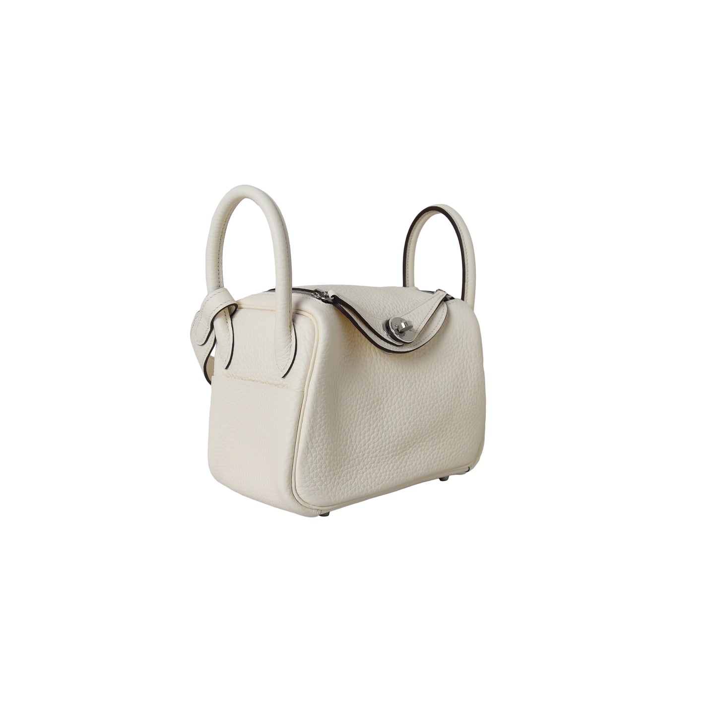 Hermes Mini Lindy Clemence Palladium Hardware Nata