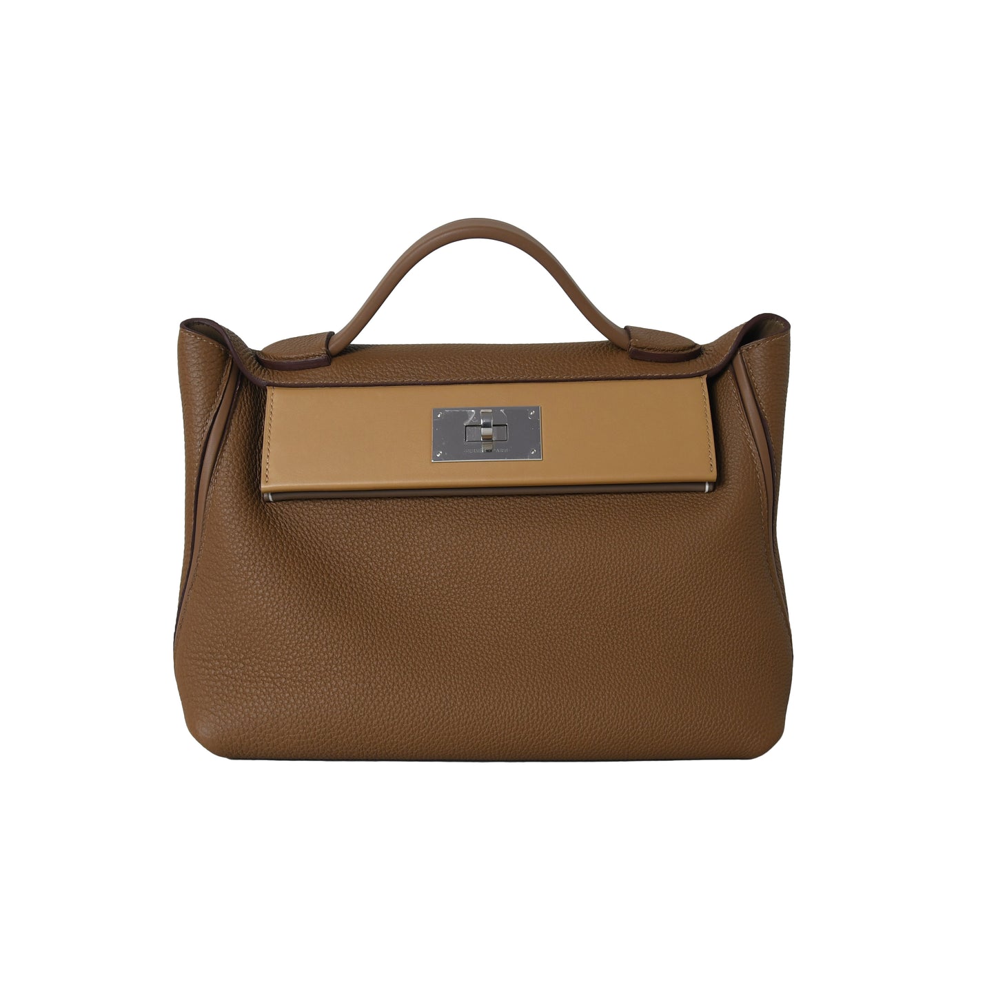 Hermes 24/24 Bag Palladium Hardware Biscuit Etoupe