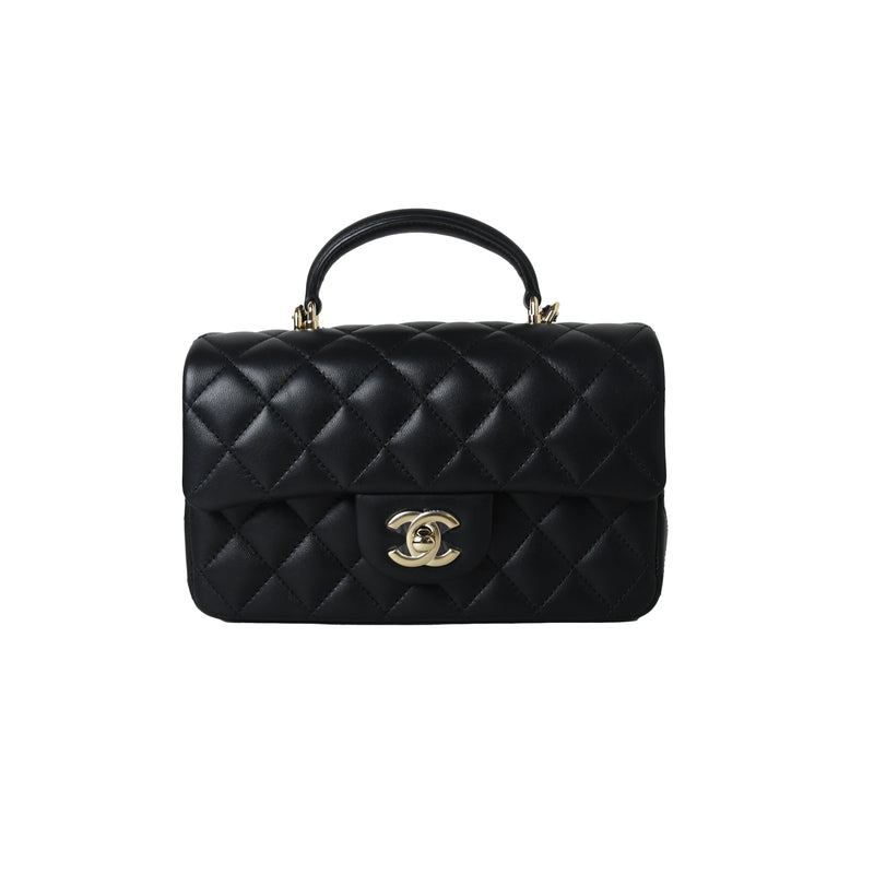 Chanel Quilted Mini Flap with Handle