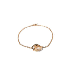 Cartier Love Rings Bracelet Pink Gold - NOBLEMARS
