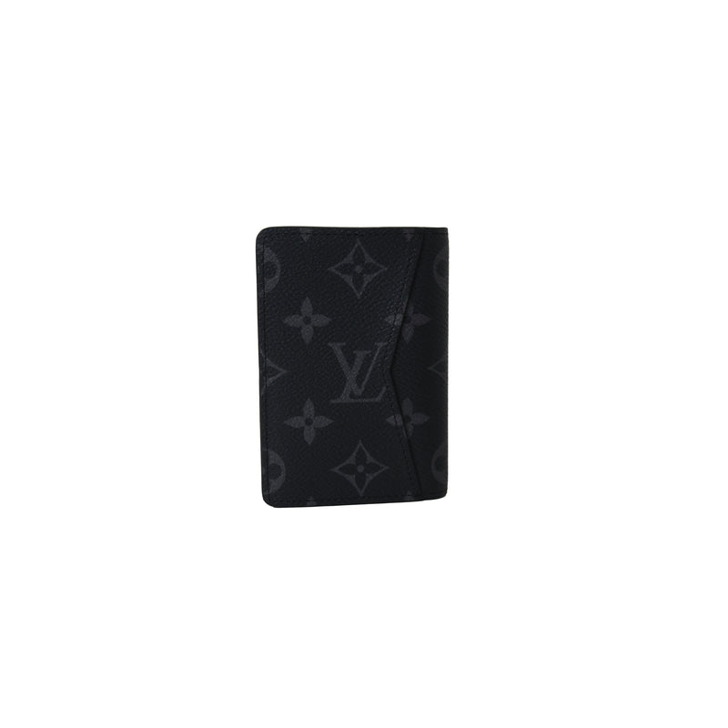 Louis Vuitton Pocket Organizer Monogram Eclipse Canvas M61696